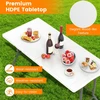 Promotions Pikniko stalas 152x70x74 cm Juodas Sulankstomas HDPE