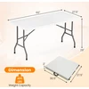 Promotions Pikniko stalas 152x70x74 cm Juodas Sulankstomas HDPE