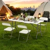 Promotions Pikniko stalas 152x70x74 cm Juodas Sulankstomas HDPE