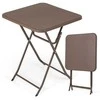 Promotions Sulankstomas pikniko stalas, 59.7x59.7x72.4 cm, kavos spalvos