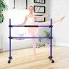 Promotions Pilates baleto laikiklis, nešiojamas laisvai stovintis, 124,5x71,1x119,4 cm, rožinis