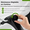 Promotions Po stalu esantis treniruoklis su LCD ekranu juodas