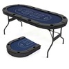 Promotions Pokerio stalas, 182x82x75 cm, juodas