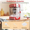 Promotions Popkornų aparatas 28,5x26x48 cm Raudonas Baltas nerūdijančio plieno