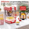 Promotions Popkornų aparatas 28,5x26x48 cm Raudonas Baltas nerūdijančio plieno