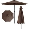 Promotions Lauko skėtis, 259.1x259.1x225.6 cm, rudas