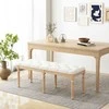 Promotions Prieškambario suoliukas, 119.4x40.6x48.3 cm, smėlio spalvos, apmuštas
