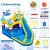 Promotions Pripučiamas batutas su vandens čiuožykla ir baseinu 431.8x289.6x259 cm Daugiaspalvis