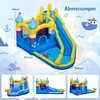 Promotions Pripučiamas batutas su vandens čiuožykla ir baseinu 431.8x289.6x259 cm Daugiaspalvis