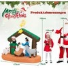 Promotions Pripučiamas Kalėdinis Betliejaus dekoravimas, 172x76x180 cm, Įvairiaspalvis