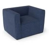 Promotions Pripučiamoji sofa 104x81x67 cm mėlyna, nešiojama