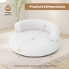 Promotions Pripučiamoji sofa, 160x164x61,5 cm, balta