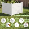 Promotions Privatumo tvora 122x95x7 cm balta atspari oro sąlygoms