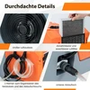 Promotions Profesionalus drėgmės surinktuvas su pompa 85 l/dieną 57x34x47 cm oranžinis/pilkas