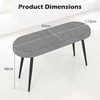 Promotions Pufas su sėdyne, 113x40x48 cm, Pilkas