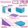 Promotions Putų laipiojimo blokai, 60x40x45,5 cm, violetinė ir rožinė