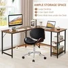 Promotions Rašomasis stalas, 138x138x75,5 cm, Juodas ir Rudas