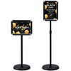 Promotions Stovas baltai lentai, 33x24 cm, juodas