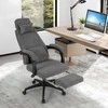 Promotions Reguliuojama biuro kėdė 99x66x119.4-125.7 cm pilka, šenilinis audinys