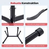 Promotions Reguliuojama dviračių laikymo stovas 4 dviratėms 76,2x73,7x215,9 cm juodas