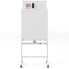 Promotions Riedantis baltas lentas, 68x56x156 cm, juoda ir balta