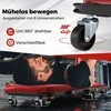 Promotions Mobilus dirbtuvės stalas, 2-in-1 konvertuojamas, 150 kg talpa, raudonas