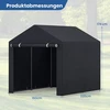 Promotions Sandėliavimo angaras 219x158x174 cm tamsiai pilkas