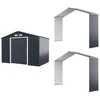 Promotions Sandėliavimo angaras 277x255x202 cm Pilkas metalas