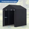Promotions Sandėliavimo angaras M 183x122x168 cm tamsiai pilkas
