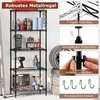Promotions Sandėliavimo lentyna, 59x34x152 cm, juoda, metalas