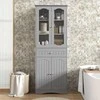 Promotions Laikymo spintelė, 60x30x160 cm, Juoda Balta