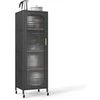 Promotions Sandėliavimo spintelė, 45x40x141 cm, juoda, metalas