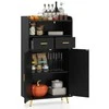 Promotions Laikymo spintelė, 60x30x113 cm, juoda