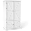 Promotions Sandėliavimo spintelė 77x40x139 cm balta, laikymas