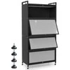 Promotions Sandėliavimo spintelė 80,5x40x162 cm juoda, metalinė sandėliavimo