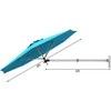 Promotions Lauko skėtis, 243,8x182,9 cm, mėlynas