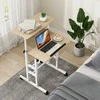 Promotions Sėdėjimo ir stovėjimo stalas, MDF ir plienas, 60x30x72-124 cm, natūralus