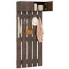 Promotions Sieninis paltų kabykla, 90x33x211 cm, ruda