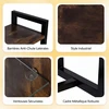 Promotions Sieninė lentyna 107x24x96 cm juodas metalas
