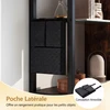 Promotions Sieninė lentyna 107x24x96 cm juodas metalas
