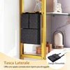 Promotions Sieninė lentyna 107x24x96 cm Balta Metalinė