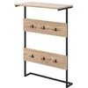 Promotions Sieninis drabužių kabykla, 60x30x88 cm, natūrali