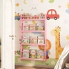 Promotions Sieninis knygų lentyna 56x12x107 cm rožinė mediena