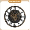 Promotions Sieninis laikrodis 68.6x68.6x4.1 cm Rudas metalas