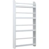 Promotions Sieninis lentyna knygoms 56x12x107 cm balta mediena