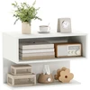 Promotions Sieninis naktinis staliukas su lentynomis daiktams laikyti 50x30x36,5 cm baltas