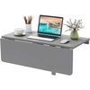 Promotions Sulankstomas prie sienos tvirtinamas stalas, 80x60x43 cm, baltas juodas