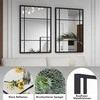 Promotions Sieninis veidrodis, 101,5x71x3 cm, juodas, metalinis rėmas