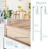 Promotions Sieninis veidrodis, 108x1,5x36 cm, baltas