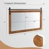 Promotions Sieninis veidrodis, stačiakampis, 101,6x66 cm, rudas
